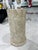 Cream Stone Pedestal Base by Marquis Collection of Beverly Hills For Sale - Image 8 of 9