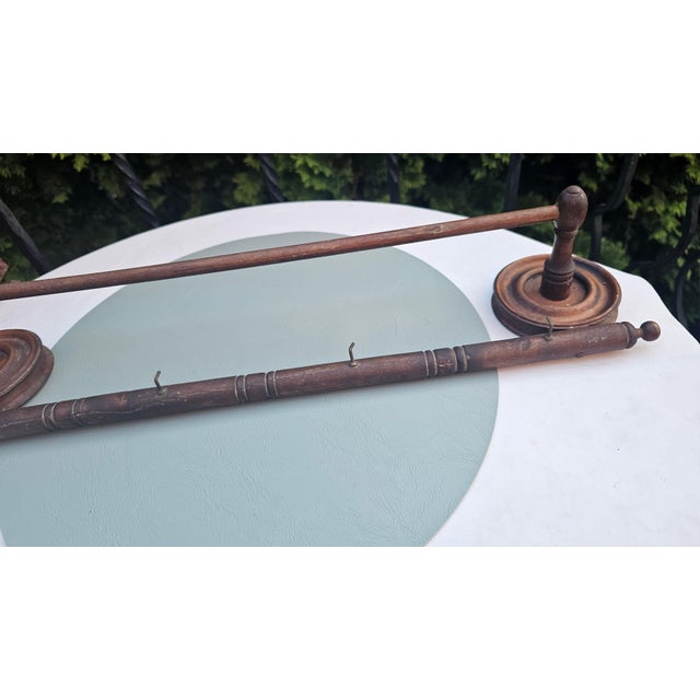 Antique Wooden Hanger, 1920s For Sale - Image 4 of 8