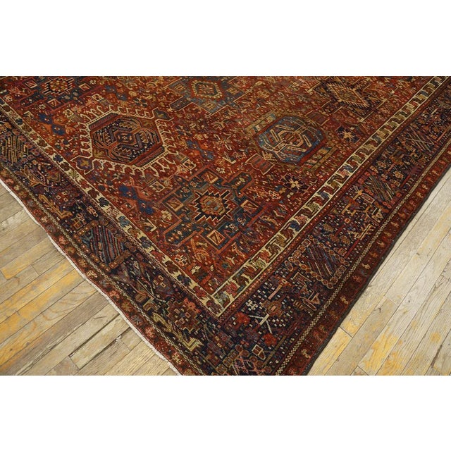 Antique Persian Karajeh Rug 7' 4'' x 16' 0'' For Sale - Image 4 of 12