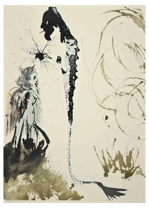 Salvador Dali, Idolum Nomine Bel, Lithograph, 1964