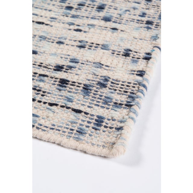 Textile Erin Gates by Momeni Dartmouth Bartlett Blue Hand Made Wool Area Rug 9' X 12' For Sale - Image 7 of 7