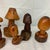 Rustic Set of 7 Hand Carved Folk Art Mushrooms For Sale - Image 3 of 10