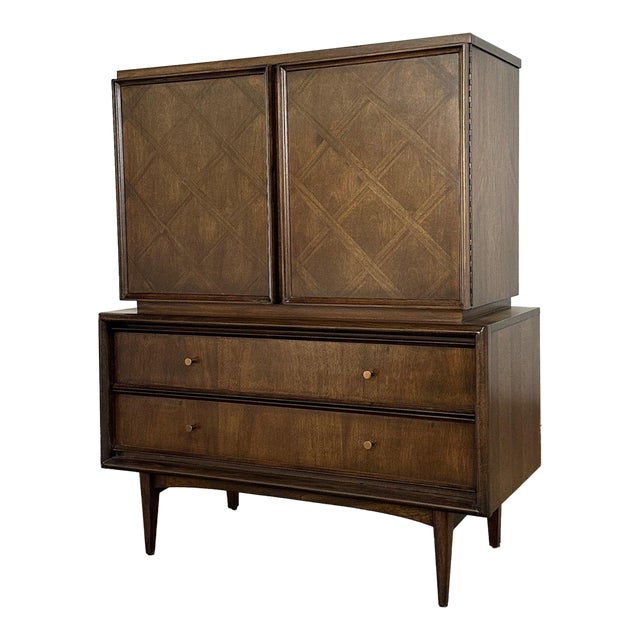 1960s Highboy Dresser by United Furniture For Sale