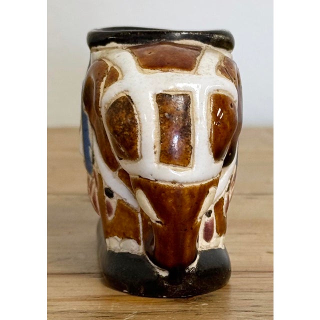 Vintage Ceramic Elephant Toothpick or Matchstick Holder For Sale - Image 4 of 8