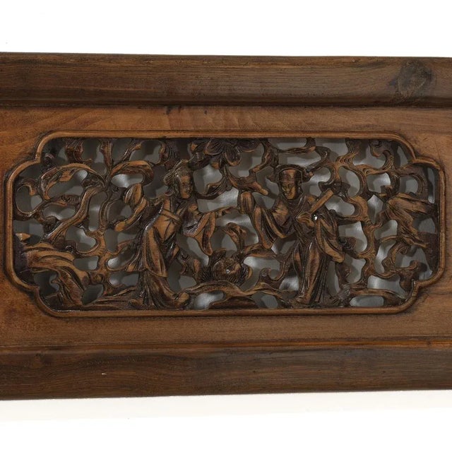 Long Antique Carved Panel For Sale - Image 5 of 10