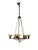 Art Deco French Alabaster Chandelier, 1930s For Sale - Image 4 of 17