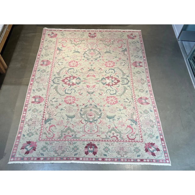 Arts & Crafts Decorative Antique Design Rug For Sale - Image 3 of 7