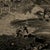 Rustic European Antique Black and White Landscape Original Print on Paper, Signed by Artist With Custom Mat For Sale - Image 3 of 4