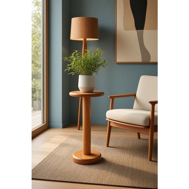 1970s Pedestal in Teak from Dyrlund, Denmark, 1960s For Sale - Image 5 of 8