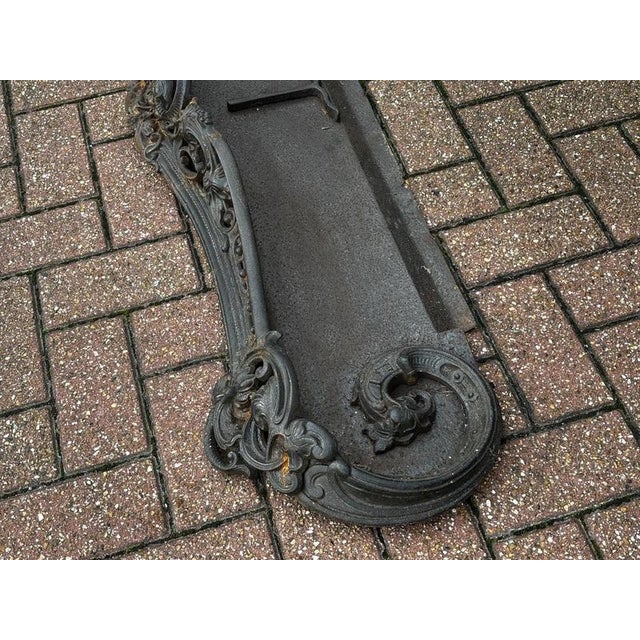 Victorian Cast Iron Fender For Sale - Image 3 of 8
