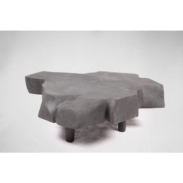 Natural Black One Slab Coffee Table 106 For Sale In Boston - Image 6 of 6