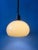 Vintage Beige Mushroom Pendant Lamp in Acrylic and Glass For Sale - Image 4 of 11