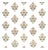 Sample - Schumacher Dalila Hand-Screen Print Wallcovering in Yellow For Sale