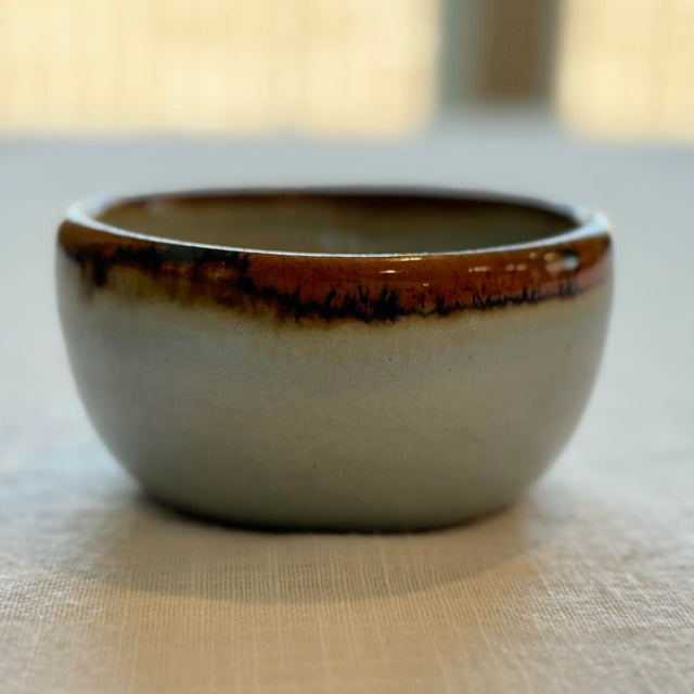 Blue Vintage Signed Ken Edwards El Palomar Mexican Pottery Bowl For Sale - Image 8 of 8