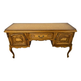 Vintage Louis French Carved Cupboard For Sale