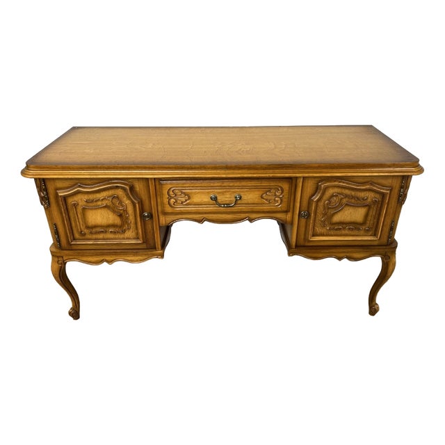 Vintage Louis French Carved Cupboard For Sale