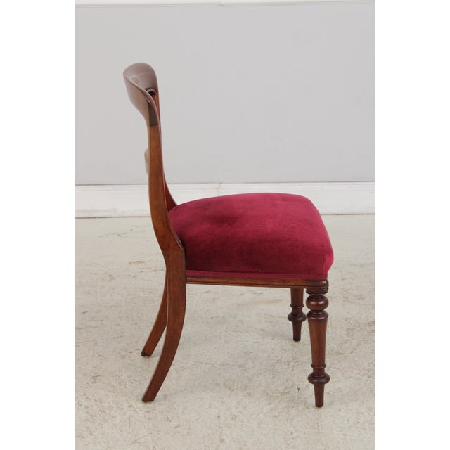 English William IV Set of 8 Mahogany Dining Chairs For Sale - Image 4 of 14