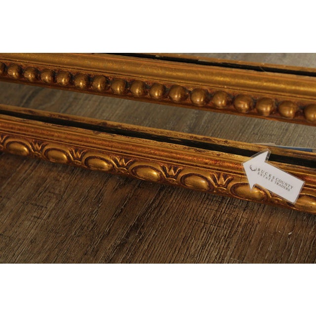 Mid 20th Century Large Ornately Gilt Carved Wall Mirror For Sale - Image 17 of 18