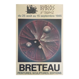 Original 1985 Patrice Breteau Art Poster For Sale