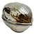 Metal Mid-Century Silver-Plated Trompe L’Oeil Walnut Box With Gold Plated Interior For Sale - Image 7 of 9