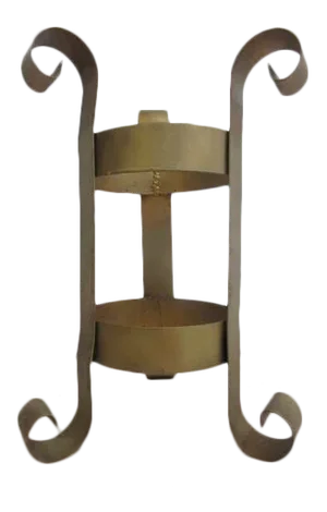 Vintage French Regency Wrought Iron Umbrella Stand