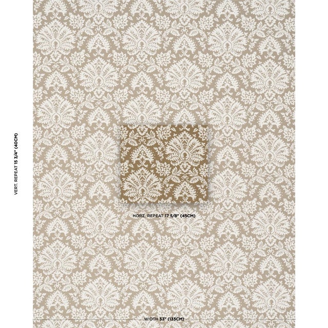 Inspired by traditional damasks, Gianna Embroidery is an elegant medium-scale floral with a regal Old World look. Rich...