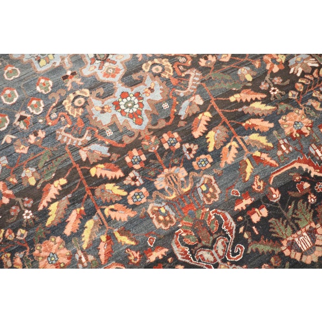 Antique Bakhtiari Persian Rug - 8'8" x 13'7" For Sale - Image 9 of 10