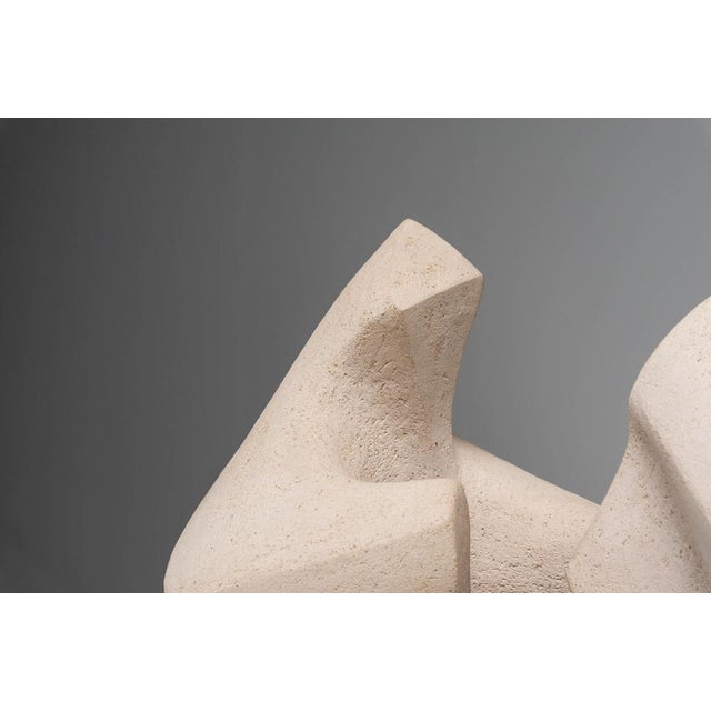 Dutch Abstract Clay Sculpture by Ysermans, 1978 For Sale - Image 15 of 17