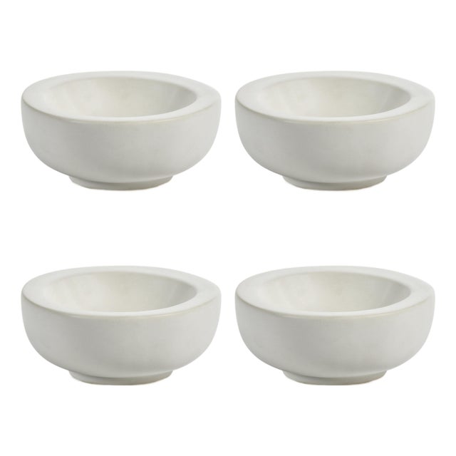 Modica 4.5" Soft Organic Shape Ceramic Bowls, Set of 4 For Sale