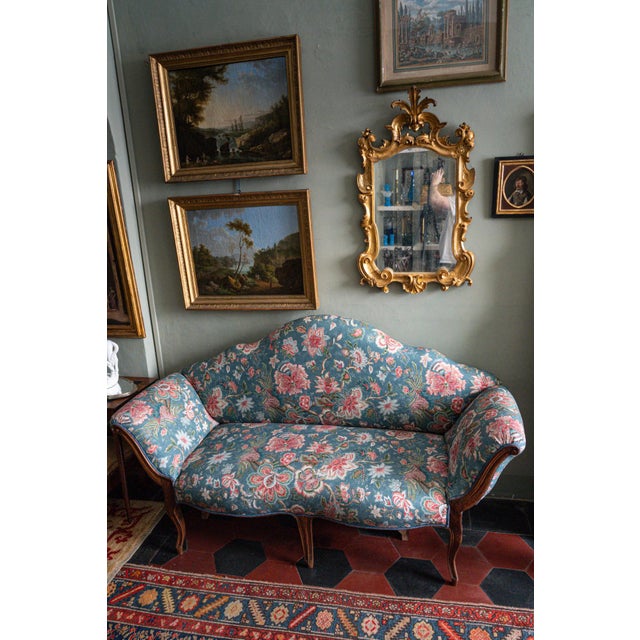 Floral Sofa, Italy, 1790s For Sale - Image 10 of 10