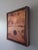 2020s Contemporary 'Geometric Collage in Raw Sienna' Original Modern Mixed Media Mini Painting by British Artist Dave Boyd, Framed For Sale - Image 5 of 10