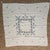 1950s Vintage Hand Embroidered Linen Table Cloth Square For Sale - Image 5 of 9