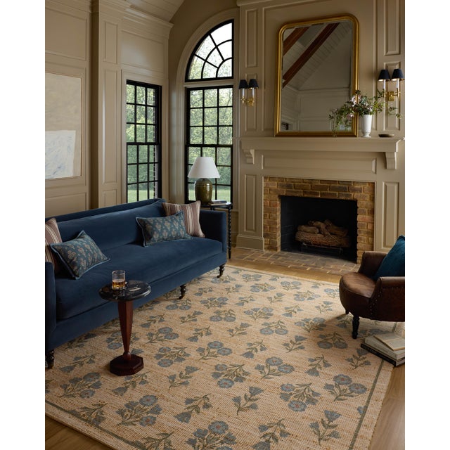 Inspired by the classic English cottage aesthetic, the Rue Collection by Chris Loves Julia x Loloi is a handwoven area rug...