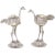 Mid-Century Silvered Ostrich Sculptures Constructed with Ostrich Eggs - A Pair For Sale - Image 11 of 11