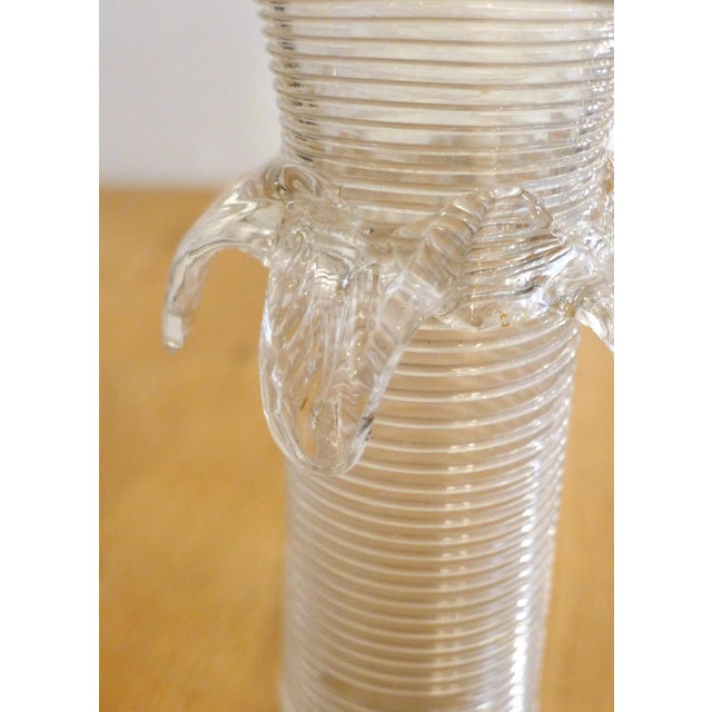 1960s Small Palm Tree Vase in Blown Murano Glass, 1950s For Sale - Image 5 of 13