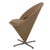 Beige Fabric Cone Chair by Verner Panton, 1990s For Sale - Image 4 of 12