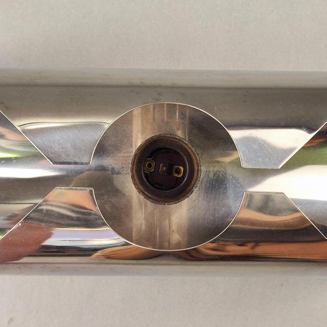 Space Age Chrome Wall Lights, 1960s, Set of 2 For Sale - Image 14 of 15