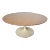 A 1950s Mid Century Original Pedestal Tulip Coffee Table With a Walnut Top by Eero Saarinen for Knoll Associates For Sale