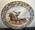 Traditional Vintage 1950’s Peruvian Fabrica Ceramica Artistica Pottery Matador/Bull Charger For Sale - Image 3 of 6