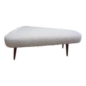 French Mid-Century Modern André Arbus Style Triangular Bench
