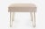 Not Yet Made - Made To Order Montage Ottomans on Brass Hairpin Legs - A Pair For Sale - Image 5 of 9