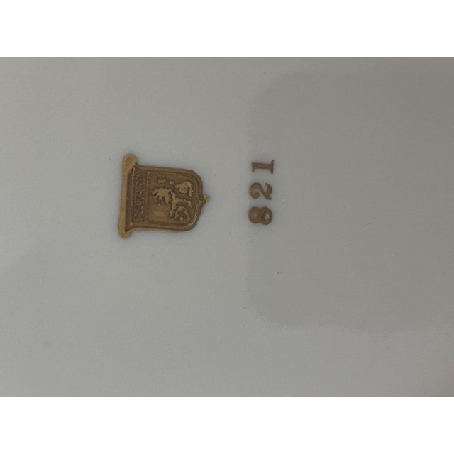 Ceramic Antique Pickard Gold Incised Porcelain Bowl Dish For Sale - Image 7 of 8