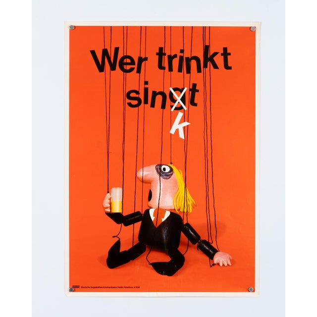 Original Anti-Drug Campaign Poster, 1975 For Sale - Image 3 of 9