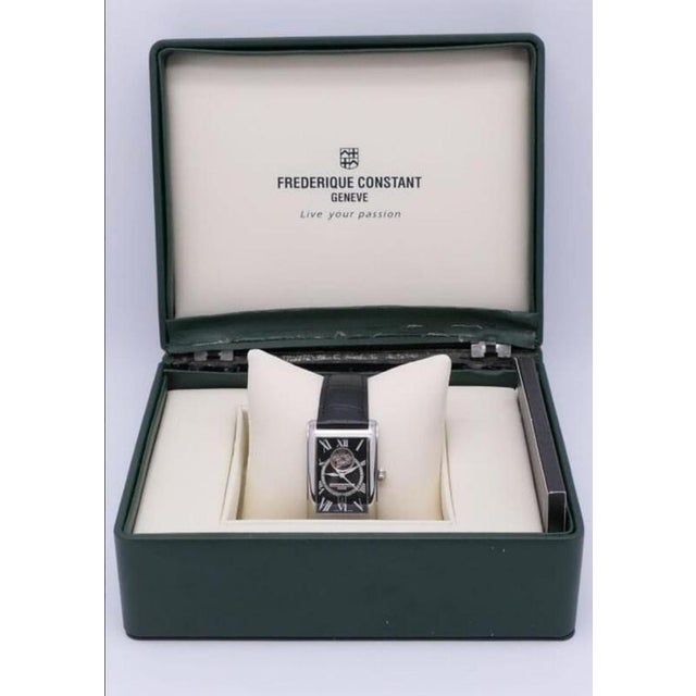 Early 21st Century Carree Heart Beat Watch from Frederique Constant, 2010 For Sale - Image 5 of 14