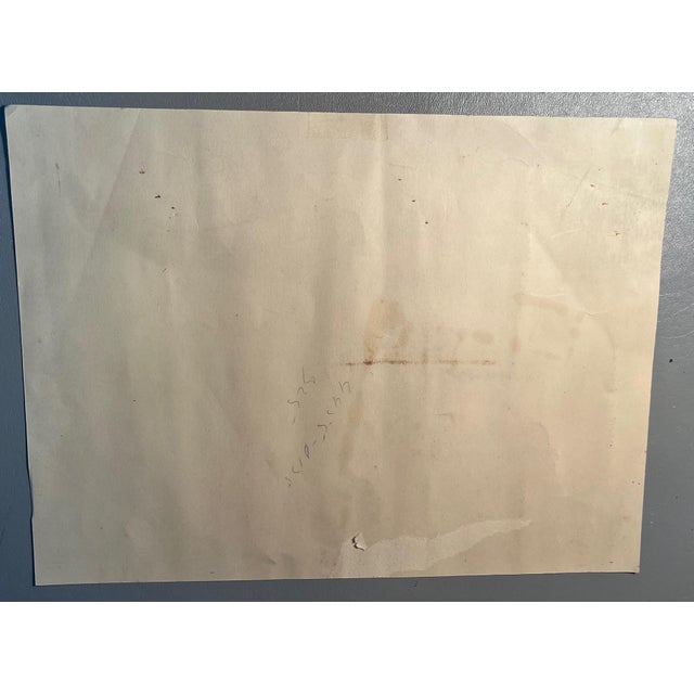 Realism Giuseppe Giardiello 1800s Print Fishermen Mending Nets Neapolitan Coast With Boats Chromolithograph For Sale - Image 3 of 5