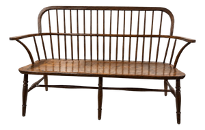 Vintage Hand Made Windsor Bench