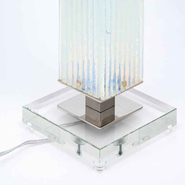 Iridescent Murano Glass Lamps For Sale - Image 9 of 9