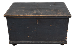 Large 19th Century Swedish Painted Hope Chest
