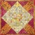 Studio Art Quilt titled "Diamond & Cross II” by Lenore Davis (1936-1993) of Newport, KY. Whole cloth construction with...
