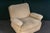 Mid-Century Beige Fabric Chair For Sale - Image 9 of 18